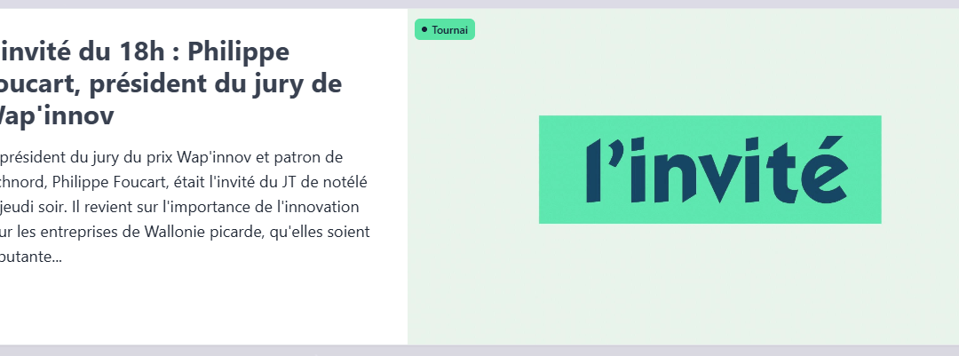 Philippe Foucart présidera le jury du prix Wap’innov 2026